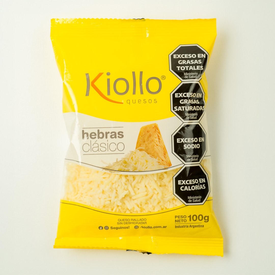 Queso en Hebras Clásico 100 Grs.