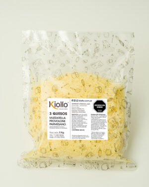 Hebras 3 Quesos (Muzzarella, provolone, parmesano) 3 Kg