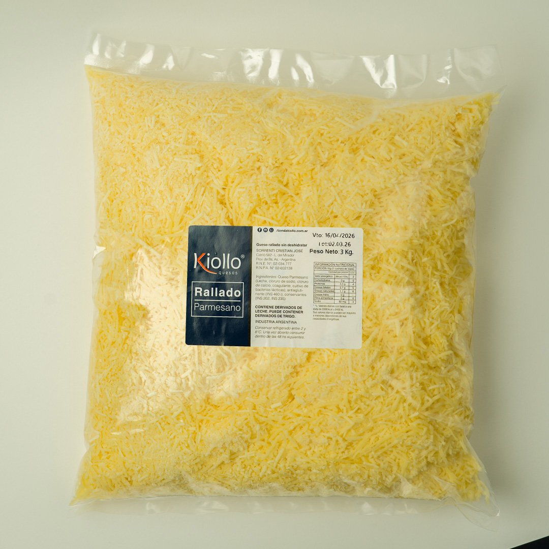 Queso Rallado Parmesano 3 Kg - Image 2