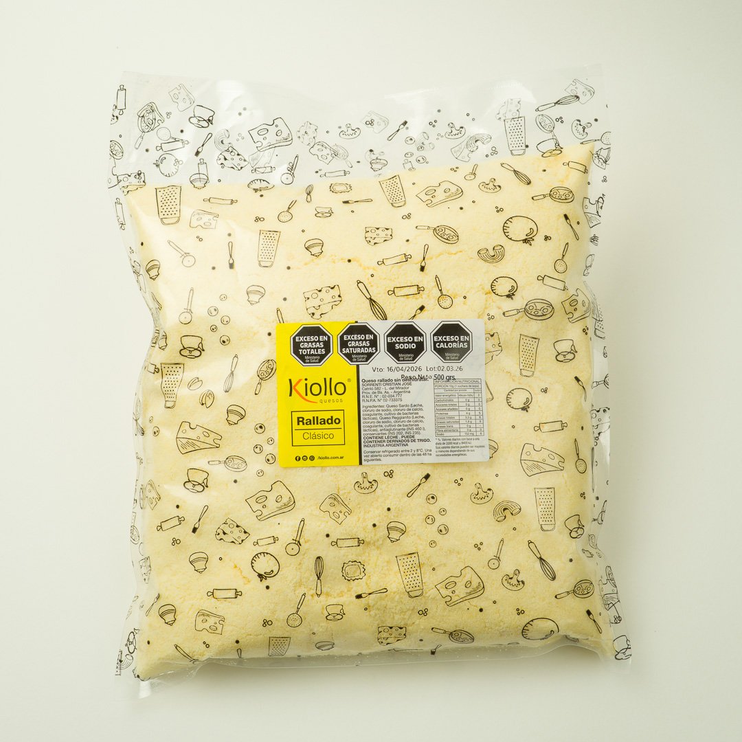 Queso Rallado Clásico 500 gr.